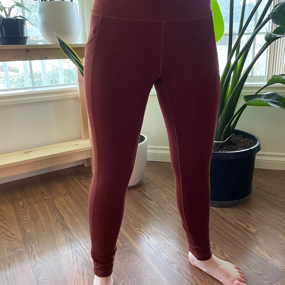 Prana Becksa 7/8 Legging - Red, Size M